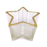 Teelichthalter "Stern", Glass mit