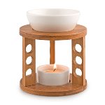 Fragrance lamp "Bamboo", bamboo/ceramic,