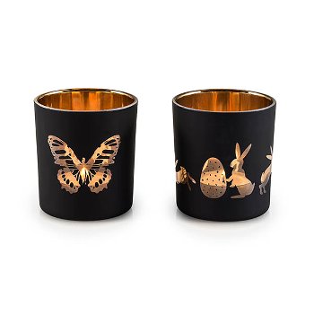 Tealight holder "Butterfly & Bunny"