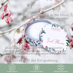 Kerze in Dose "Iced Flower"