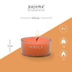 Teelichte "Pfirsich"