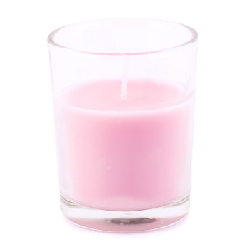Duftkerze mini "Rosenblüten" Glas,