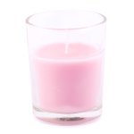 Duftkerze mini "Rosenblüten" Glas,