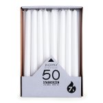 Stick candle set 50pcs., white,