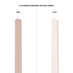 Ribbed stick candles set of 4,