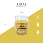 Candle in jar "citronella",