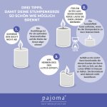 Pillar candle, 2x 10 pcs Set,