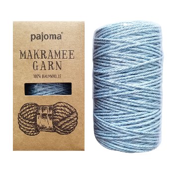 Pajoma Makrameegarn Hellblau 200m x 3mm