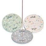 Incense stick holder "Mosaic", cream