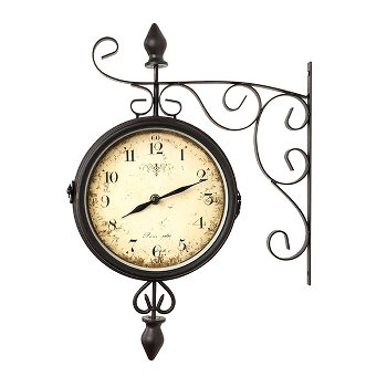 Wall clock, 9 x 31 x 43 cm, without bat