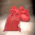 Fabric bags set "Red", 24 pcs.,