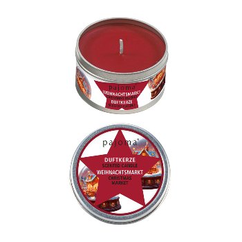 Duftkerze in Dose "Weihnachtsmarkt"