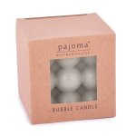 bubble candle, soja-paraffin 6cm