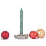 Stabkerze, einfarbig, 4er Set