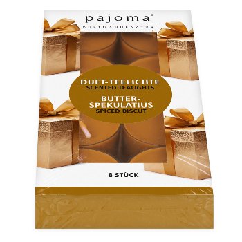 Teelichte "Butterspekulatius"