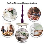 Gewundene Stabkerze, 2er Set