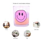 Candle Smiley. without fragrance, with