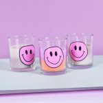 Candle Smiley. without fragrance, with