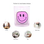 Candle Smiley. without fragrance, with