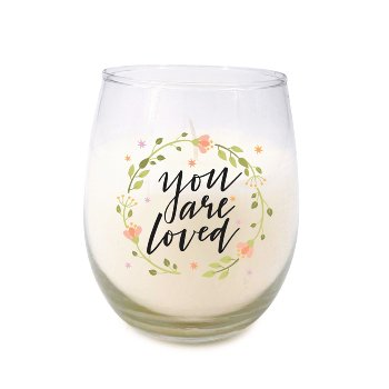 Scented candle "you are loved"