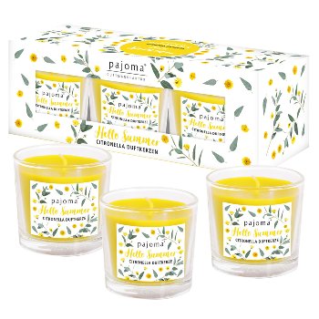 Geschenkset Duftkerze Citronella