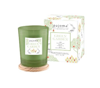 Green Garden scent Candle, premium line,