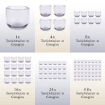 Teelichthalter "fog", 8er Set