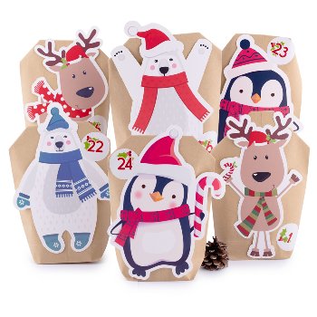 Adventskalender zum Befüllen "Tier Mix",