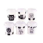 Adventskalender zum Befüllen "S/W Cup"