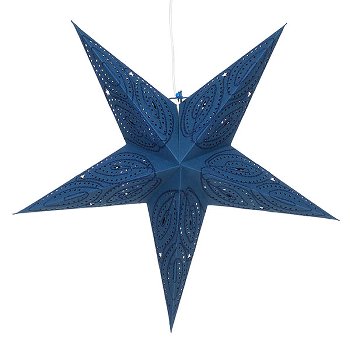 Star "Blu", Paper, Ø 65 x T 21 cm