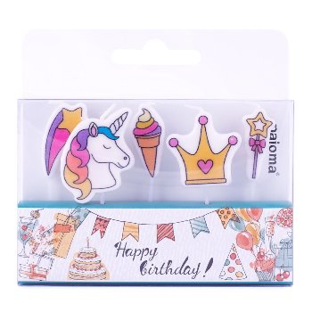 Party candles "Unicorn"