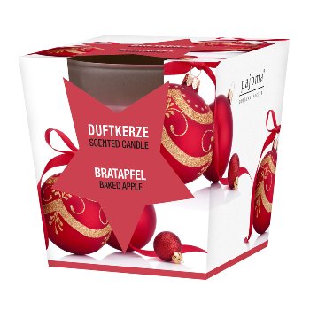 Duftkerze im Glas "Bratapfel"