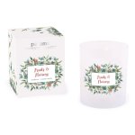 Scented candle in glass "Fruit&Flowers",