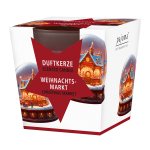 Duftkerze im Glas "Weihnachtsmarkt"