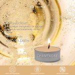 Scented tealight Champagne Set/30