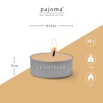 Scented tealight Champagne Set/30