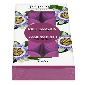 Scented tealights Passionfruit Set/8