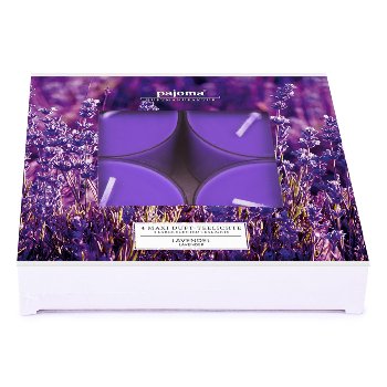 Maxi scented tealights Lavender Set / 4,
