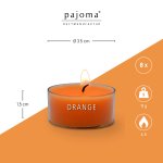 Teelichte "Orange"