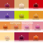 Teelichte "Champagne"