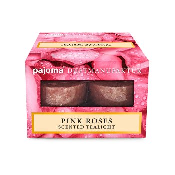 Teelichte "Pink Roses"