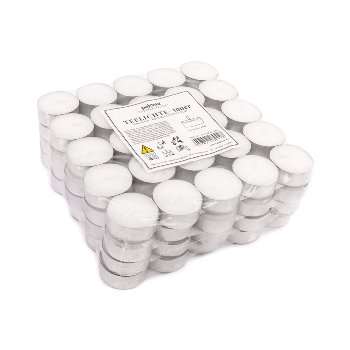 unscented tealights, 4hrs, 100 pieces