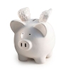 Piggy bank with wing siez M