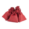 Jute bags set "Red", 24 pcs.,