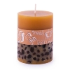Pillar Candle "cafe au lait"
