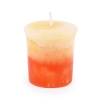 Marble votive candle Mango orange
