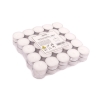 unscented tealights, 4hrs, 50 pieces